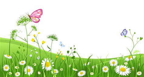 Grass With Butterflies Clipart Picture Gallery Yopriceville High