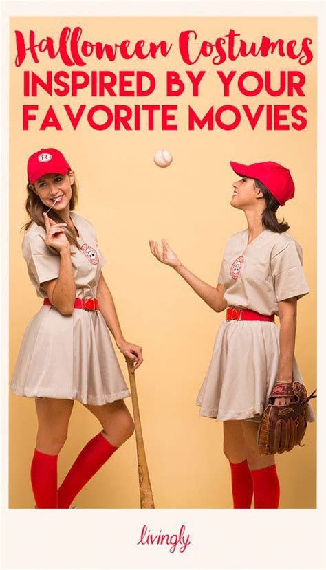Two Women Dressed In Costumes Playing Baseball
