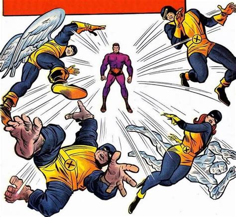 X Men Comic Books Comic Book Cover Good And Evil Teams Marvel