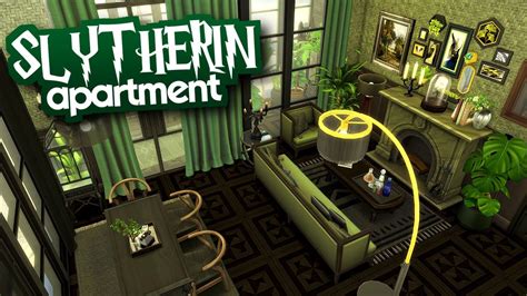 Slytherin House Apartment The Sims 4 Speed Build Cc Links Youtube