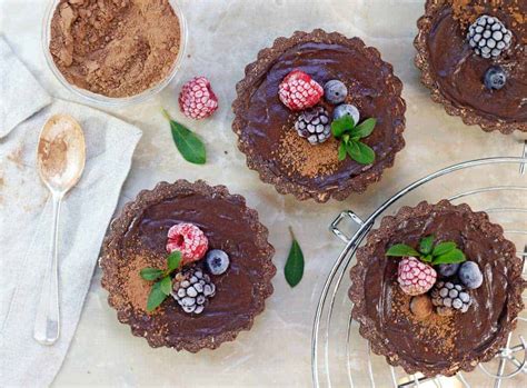 Blood orange and chocolate trifle. Chocolate Ginger Mousse Tarts - Green Smoothie Gourmet