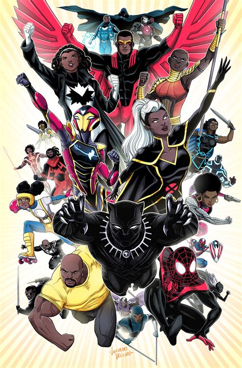 Black Superheroes Of The Marvel Universe By Lucianovecchio On Deviantart