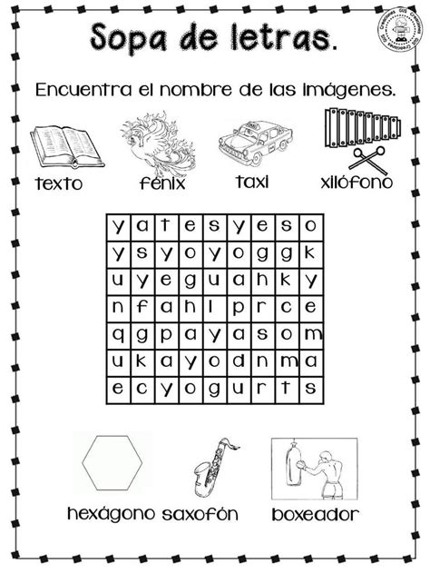 Pin En Sopa De Letras Riset