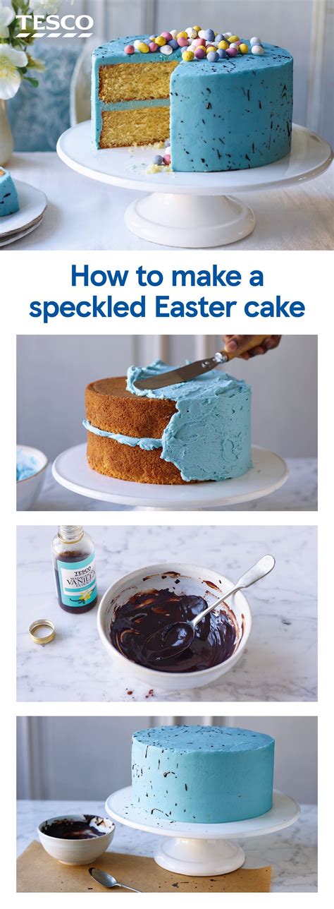 How To Make A Speckled Egg Easter Cake Recipe Easter Baking Easter