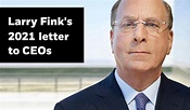 Larry Fink publica una nueva carta dirigida a los CEO con eje en la ...