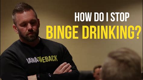 How To Stop Binge Drinking Youtube