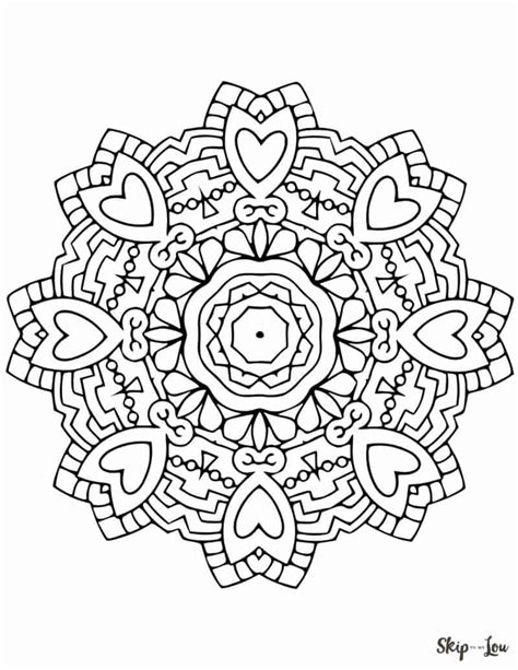 Those suggested here are of various styles and levels of difficulty, ranging from easy to complex ! Beautiful FREE Mandala Coloring Pages | Skip To My Lou