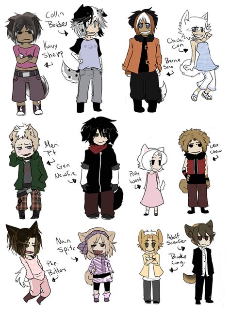 Oc Dog Peoples 2 By Nire Chan On Deviantart