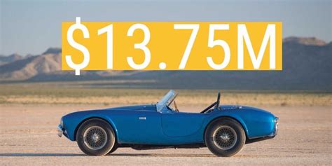 This Shelby Cobra Is The Most Expensive American Car Ever Sold At