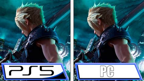Final Fantasy Vii Remake Pc Vs Ps5 Graphics Comparison Youtube