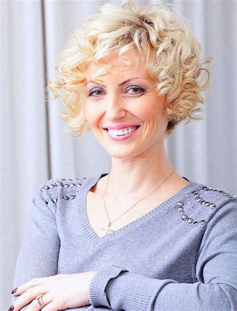 Curly Short Hairstyles For Older Women Over Best Short Haircuts
