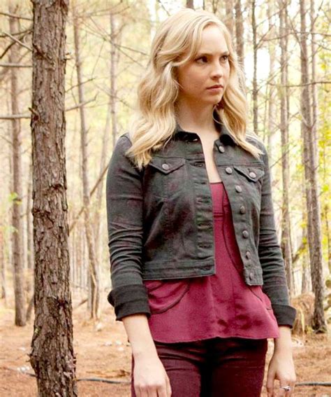 Vampire Diaries Caroline Forbes Jacket USA Leather Factory