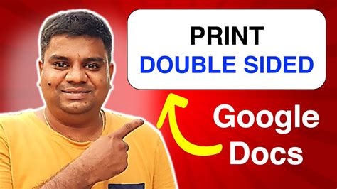 How To Print Double Sided Google Docs Youtube