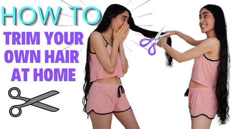Evde Nasıl Saç Kesilirhow To Cut Hair At Home ️ Youtube