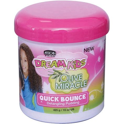 African Pride Dream Kids Olive Miracle Hair Detangling Pudding Leave In