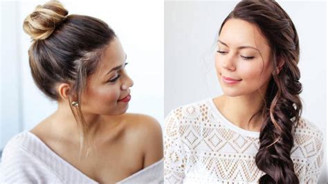 For more fancy occasions, check out this messy updo for long hair. 25 Easy Summer Hairstyles
