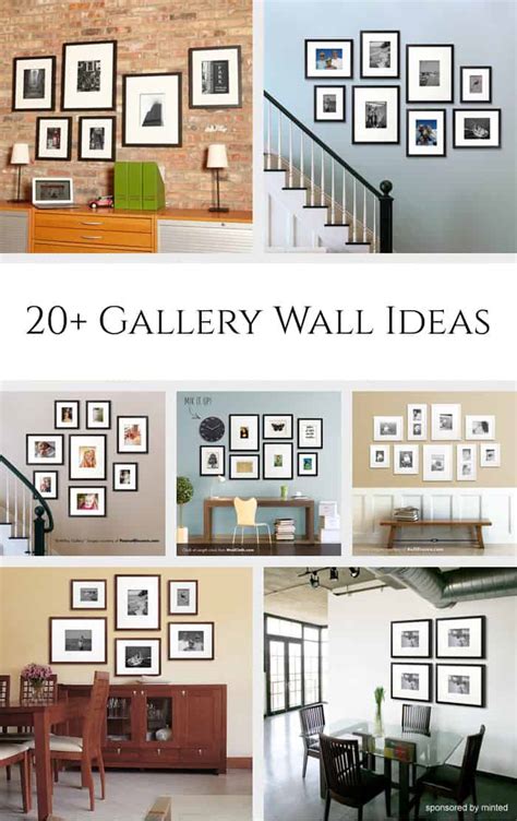 Gallery walls or photo walls have become quite popular over the last few years, providing an easy way to update your interiors, transform bland 'creating a gallery wall doesn't need to be complex or take hours on end. - 20+ Gallery Wall Ideas