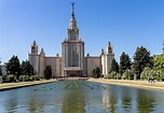 Hauptgebäude der Lomonossow-Universität - Moskau Foto & Bild | world ...