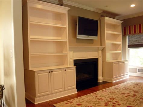 51 built in bookcase around fireplace fireplace built ins. Hand Crafted Traditional Painted Fireplace Built-Ins by ...