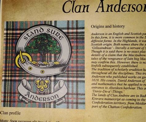 Personalized Surname Scottish Clan Tartan And Clan Badge Matted Print