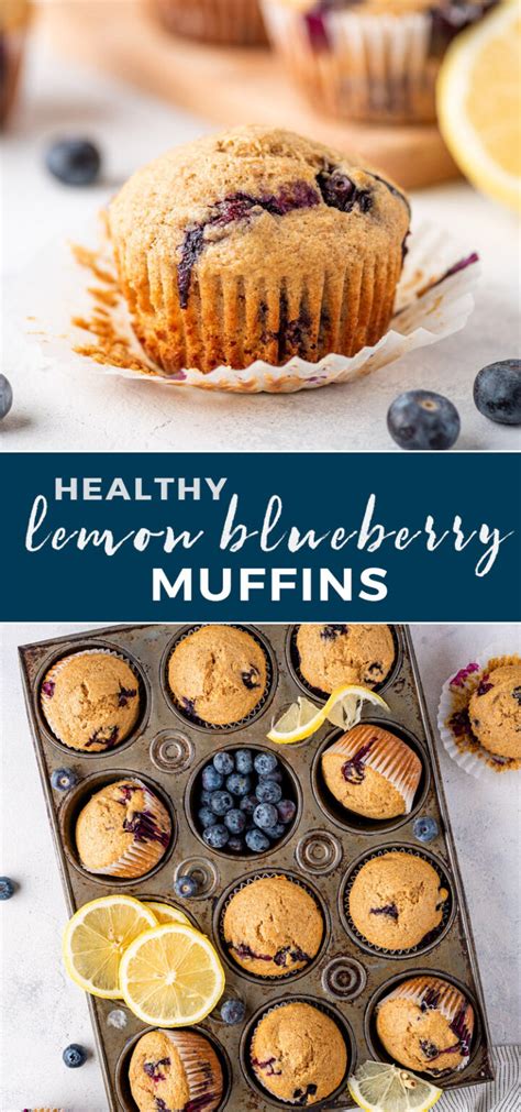 Healthy Lemon Blueberry Muffins Gimme Delicious