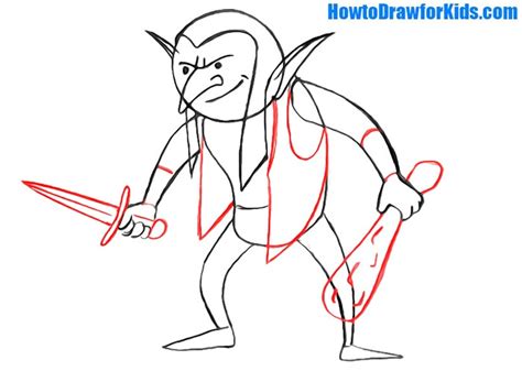 How To Draw A Goblin For Kids Easy Drawing Tutorial