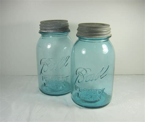 Vintage Ball Canning Jars Deep Open Pussy