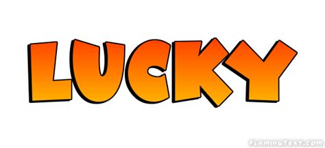 Lucky Logotipo Ferramenta De Design De Nome Grátis A Partir De Texto