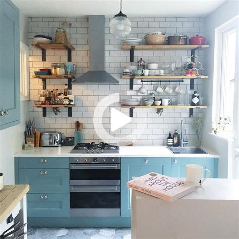 Choose from stainless kitchen appliance packages as you remodel the most frequented room in the house or find the replacement refrigerator, dishwasher, range or microwave you need so you don't miss a step. Adorable blue and white kitchen complete with apartment ...
