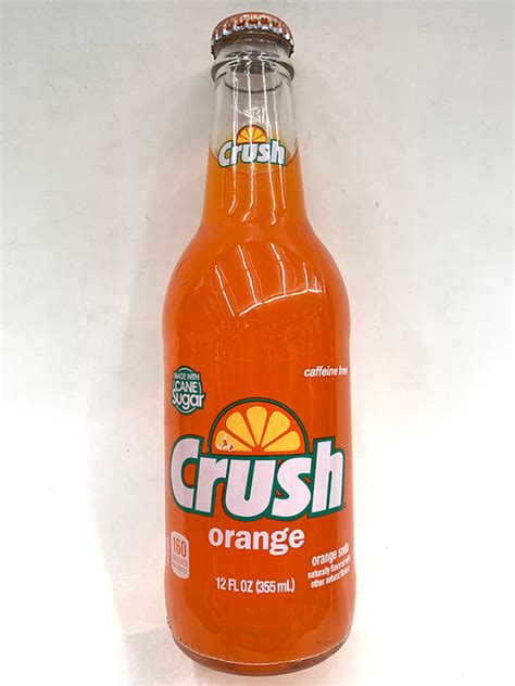 Crush Orange Bottle Soda Pop Shop