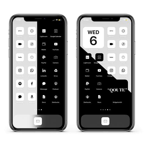 Blank And White Ios14 Bundle Etsy In 2021 Homescreen Iphone Iphone