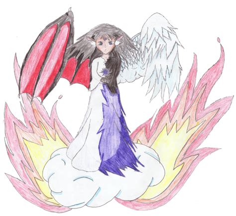 Half Angel Half Demon Michelle By Serenchi On Deviantart