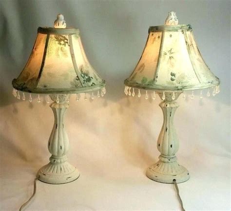 Shabby Chic Bedroom Lamps Country Bedroom Lamps French Country Lamps Shabby Chic White Accent