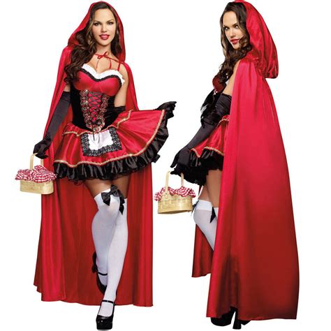 little miss riding hood costume little red costume womens riding hood costume halloween new