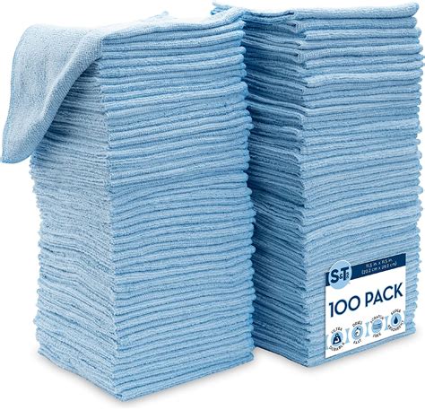 Sandt Inc Microfiber Cleaning Cloths Reusable And Lint Free Towels For