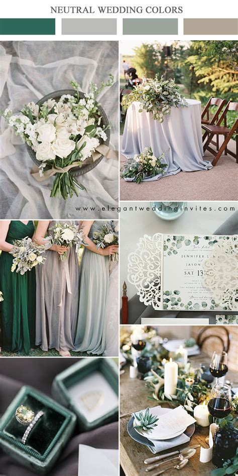 10 Gorgeous Neutral Wedding Color Combos To Inspire