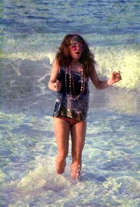 Janis Joplin Jan 19 1943 Oct 4 1970 At The Copacabana Beach Rio