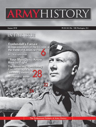 Army History Magazine Summer 2018 Edition Us Army Center Of