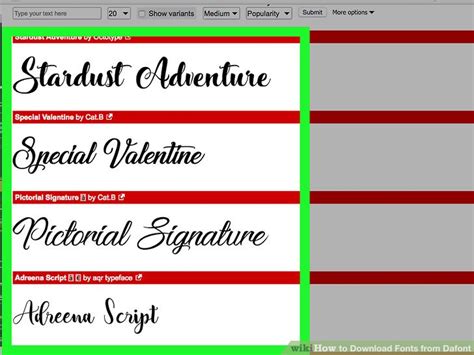 How To Download Fonts From Dafont 7 Steps With Pictures