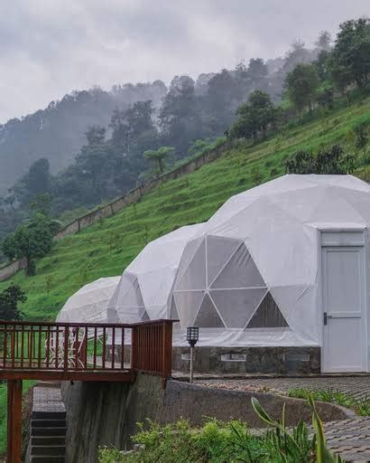 glamping damar langit wisata hits di puncak bogor radar cirebon televisi