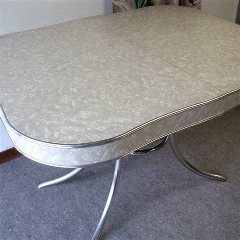 Vintage S Formica And Chrome Kitchen Table Etsy