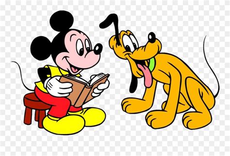 Mickey And Pluto Clipart Mickey Mouse At School Png Download 199195