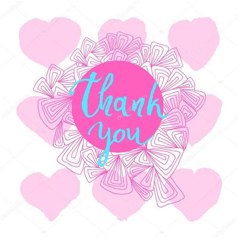 Thank You Message Tank You Text Vector Illustration — Stock Vector