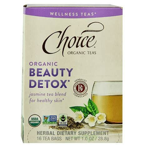 Choice Organic Teas Wellness Teas Teas Organic Beauty Detox 16 Ct