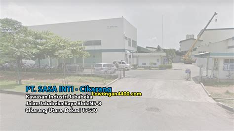 Halaman 1 dari 38 lowongan. Lowongan Kerja PT Sasa Inti Cikarang