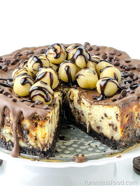 Chocolate Chip Cookie Dough Cheesecake Recipe From Yummiest Food Cookbook