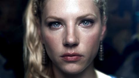 Lagertha Lagertha Lothbrok Vikings Tv Series Women Blue Eyes Face