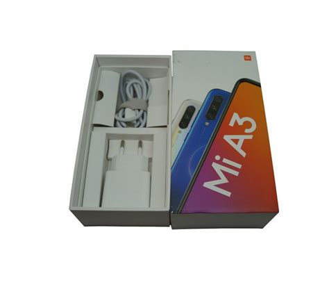 Adaptador Cable Tipo C Y Caja Para Xiaomi Mi A3 Cc9e Blanco Original
