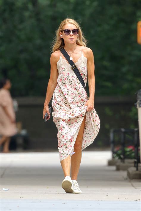Kelly Ripa Spotted In Sundress And Sneakers During Nyc Stroll On Same