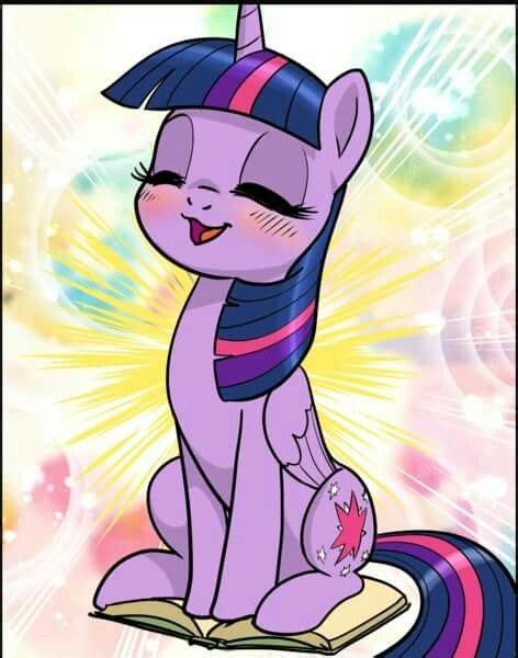 Why Is Twilight Sparkle Sitting On A Book My Little Pony Wallpaper